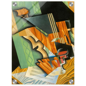 Juan Gris  VIOLIN AND GLASS 1915 Acrylic Print