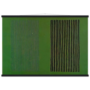 Gene Davis  Green Giant  1980 Museum-Quality Matte Paper Poster with Hanger