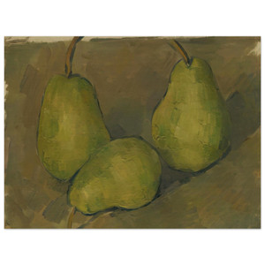 Paul Cezanne  Three Pears Wood Print