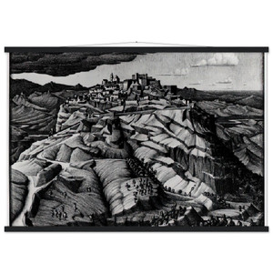 MC Escher Calabria 1931 Museum-Quality Matte Paper Poster with Hanger