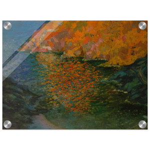 Salvador Dali  SMALL ROCKY BAY OF NANS CADAQUES 1921 Acrylic Print