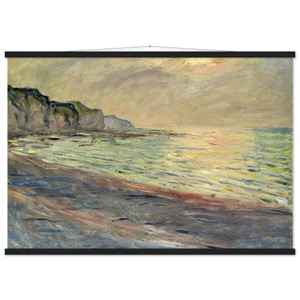 claude monet  Pourville Sunset Museum-Quality Matte Paper Poster with Hanger