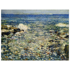 Childe Hassam  Surf Isles of Shoals Wood Print
