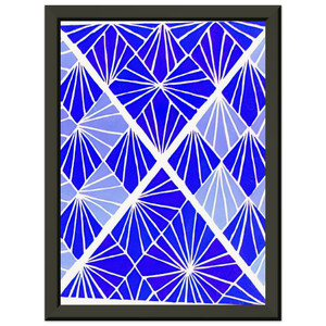 Sonia Delaunay  COMPOSITION 24 Premium Metal Framed Art Print / Poster