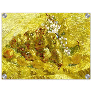 Vincent van Gogh  Still life with grapespears and lemons Acrylic Print