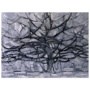 Piet Mondrian  The Gray Tree Aluminum Print