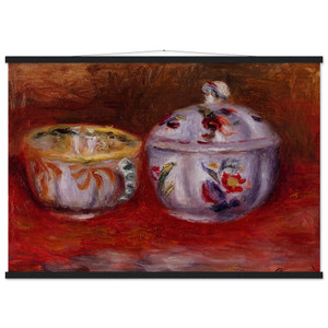 PierreAuguste Renoir Still Life with Fruit Bowl Matte Paper Poster Hanger