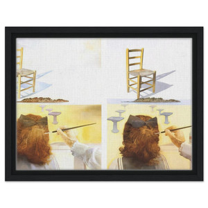 Salvador Dali  THE CHAIR Framed Canvas