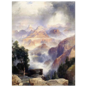 Thomas Moran  A Showery Day Grand Canyon Wood Print