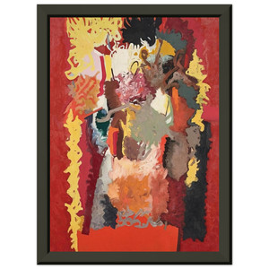 John Ferren  The Witch Doctor  1963 Premium Metal Framed Art Print / Poster