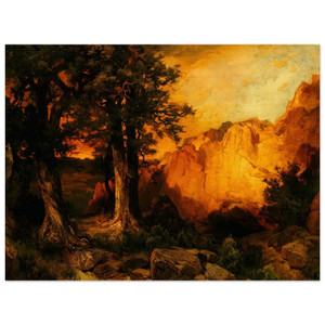 Thomas Moran  The Grand Canyon Wood Print