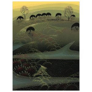 Eyvind Earle  California Miniature Aluminum Print