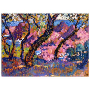 Theo van Rysselberghe SHADE OF THE PINES STUDY 1905 Fine Art Print