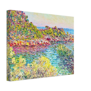 claude monet  Landscape near Montecarlo Canvas