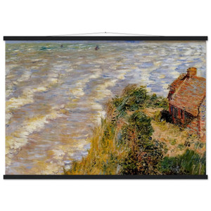 Claude Monet: Rising Tide at Pourville Matte Paper Poster with Hanger