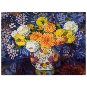 Theo van Rysselberghe  VASE OF FLOWERS 1907 Aluminum Print