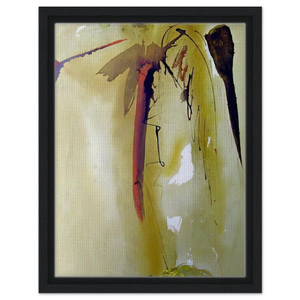 Salvador Dali  VOX CLAMANTIS 1967 Framed Canvas