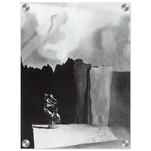 Salvador Dali  WEST SIDE OF THE ISLE OF THE DEAD Acrylic Print