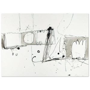 Gene Davis  Cross Fire  1981 Fine Art Poster / Art Print