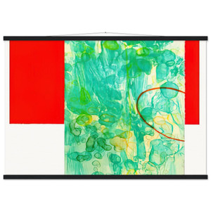 Sam Gilliam  Bluest Museum-Quality Matte Paper Poster with Hanger