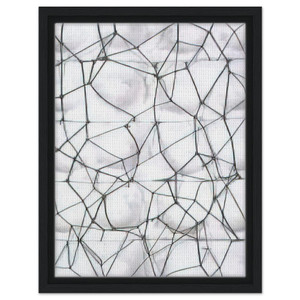 Joao Vieira  Viuva de Man Ray Negra  1981 Framed Canvas