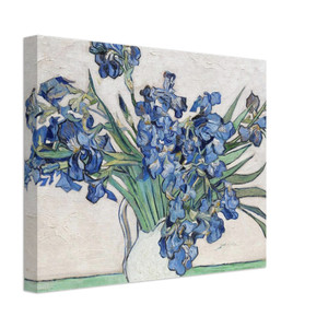 Vincent van Gogh  Vase with Irises Canvas