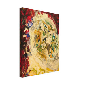 Gene Davis  Christmas Tree  1956 Canvas