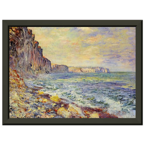 claude monet  Morning by the Sea Premium Metal Framed Art Print / Poster