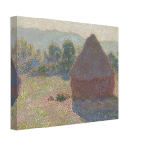 claude monet  Haystacks midday Canvas