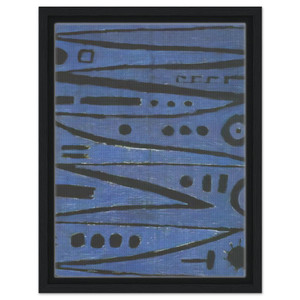 Paul Klee  HEROIC FIDDLING 1938 Framed Canvas