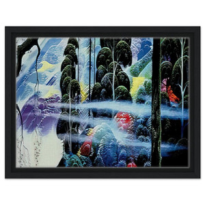 Eyvind Earle  Along the Coast Framed Canvas