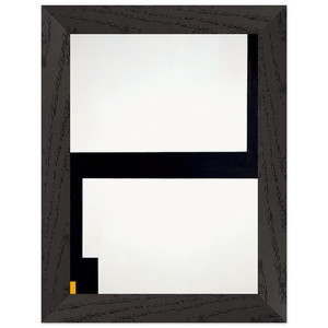 Al Held  Thalocropolis Premium Wooden Framed Art Print / Poster