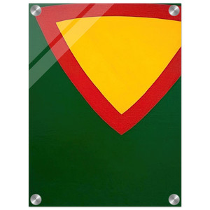 Al Held  Purple Triangle Acrylic Print