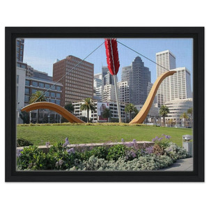 Claes Oldenburg  CUPID S SPAN COLLABORATION WITH VAN BRUGGEN 2002 Framed Canvas