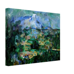 Paul Cezanne  Montagne SainteVictoire from Lauves Canvas