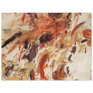 Cy Twombly  Ferragosto V Wood Print