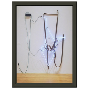 Richard Serra  UNTITLED 1967 N3 Premium Metal Framed Art Print / Poster