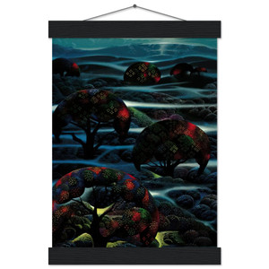 Eyvind Earle  Garden of Dreams Museum-Quality Matte Paper Poster with Hanger