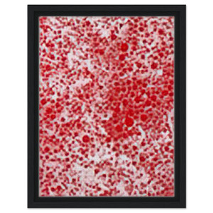 Yayoi Kusama  BEYOND THE END OF THE CENTURY 1987 Framed Canvas