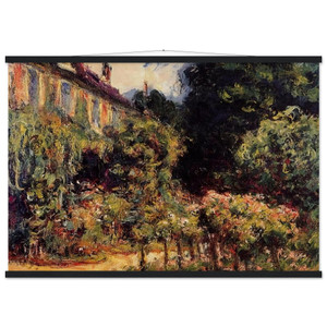 claude monet The Artists House at Giverny Matte Paper Poster with Hanger