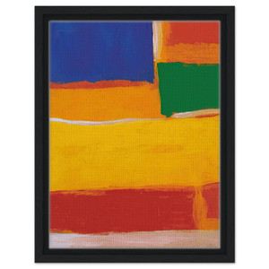 Esteban Vicente  UNTITLED 1986 N2 Framed Canvas
