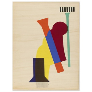 Man Ray  CONCRETE MIXER FROM THE PORTFOLIO REVOLVING DOORS 1926 Wood Print