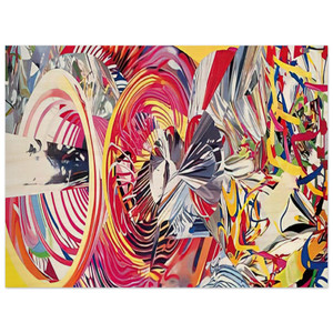 James Rosenquist  Stowaway Peers Out at the Speed of Light Wood Print