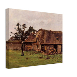 claude monet  Farm near Honfleur Canvas