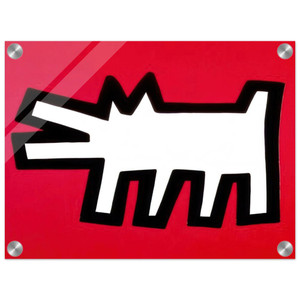 Keith Haring  BARKING DOG 1990 N1 Acrylic Print