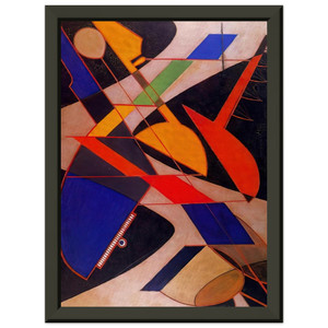 Man Ray  ORQUESTA SINFONICA 1916 Premium Metal Framed Art Print / Poster