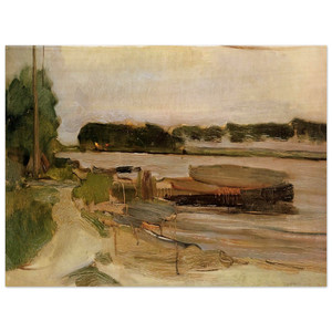 Piet Mondrian  At the Amstel Sun Wood Print