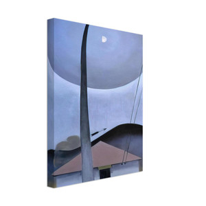 Georgia OKeeffe  Little House with Flagpole Canvas