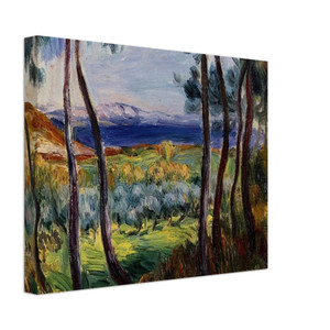 PierreAuguste Renoir  Pines in the Vicinity of Cagnes Canvas