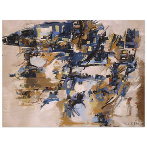 Maria Helena Vieira da Silva  Untitled  1958 N5 Wood Print